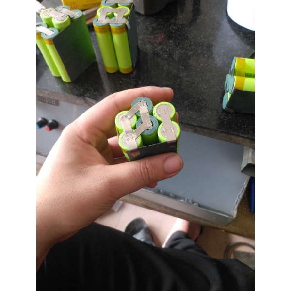 Khối pin 12v 4A cho máy nội địa Makita Hitachi national ryoby