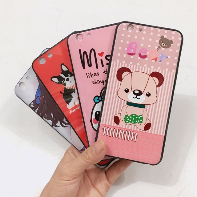 Ốp lưng hình , viền dẻo đen oppo A59,F1s