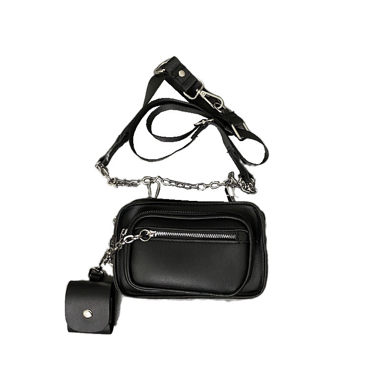 Túi Đeo Chéo Dây Xích Phong Cách Hip Hop Harajuku Retro 19C53