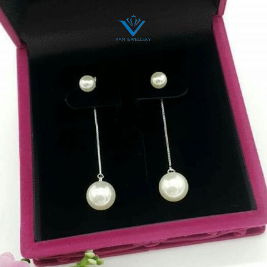 Bông tua ngọc nhân tạo bạc ý_ van jw