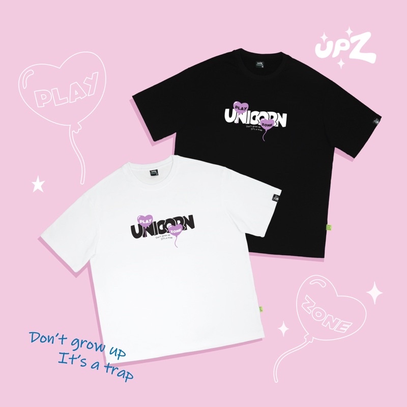 UPZ Áo Thun In Heart Balloon (2 Màu)