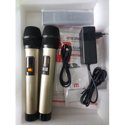 Loa Kéo Karaoke Bluetooth Malata M+1576Y: Bass 40, Công suất lớn, 2 Micro Không dây cao cấp