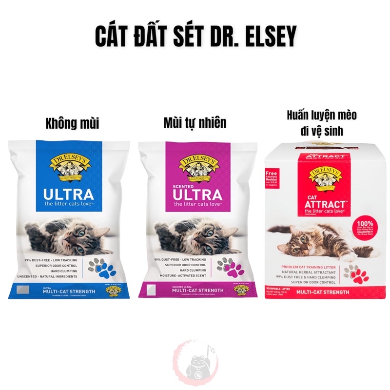 Cát vệ sinh không bụi DR ELSEY’s Ultra