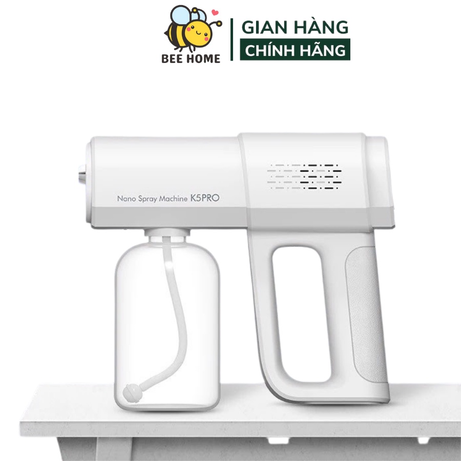 Bảo hành 12 tháng lỗi 1 đổi 1, Máy phun khử khuẩn nano,máy xịt cồn tự động cầm tay K5, công nghệ nano nhật bản
