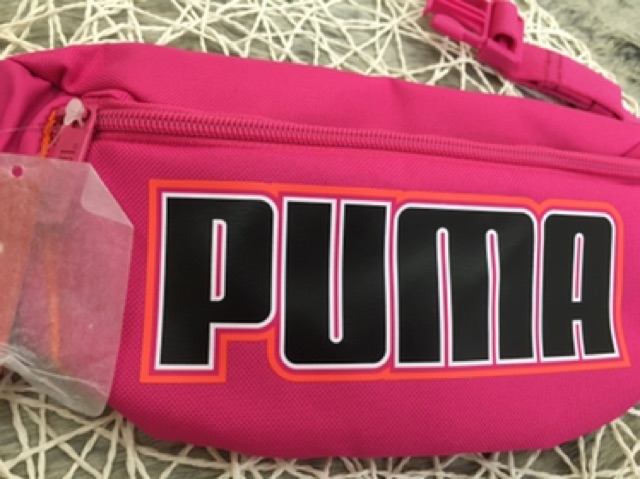 Túi bao tử Puma Core Waist Bag (đen/ hồng)