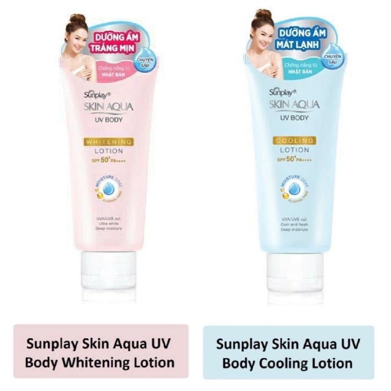 [ Sét 10 tuýt ] Kem chống nắng dưỡng thể mát lạnh Sunplay Skin Aqua UV Body Cooling 15g( Mẫu Dùng Thử rất tiện để túi )