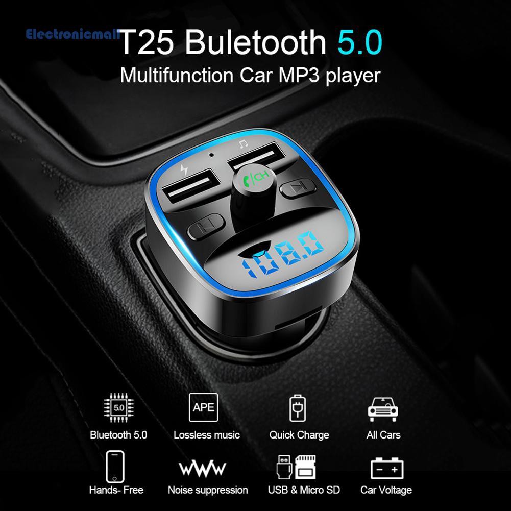 Bộ Sạc Điện Thoại Trên Xe Hơi Bluetooth Mall01 T25