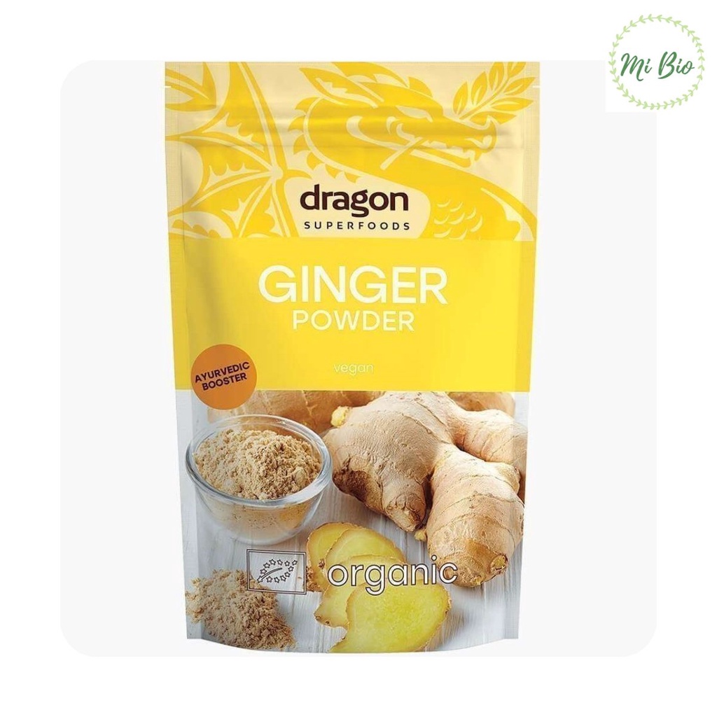 Bột gừng nguyên chất hữu cơ 200gr - Dragon Superfoods