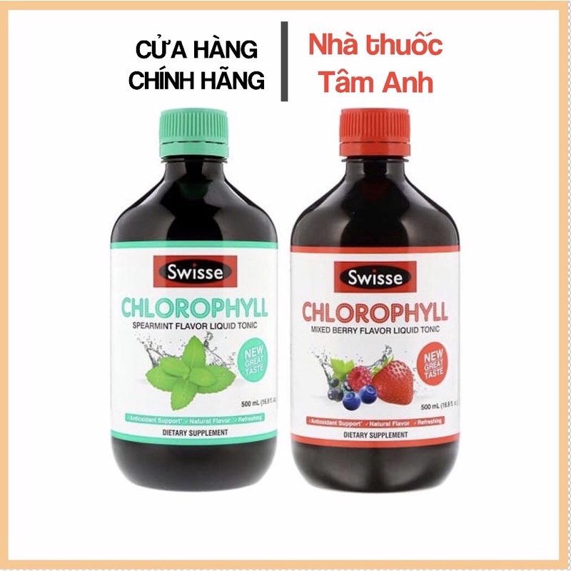 [CAM KẾT CHÍNH HÃNG] Nước diệp lục SWISSE CHOROPHYLL