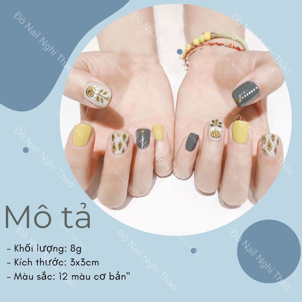 Set gel vẽ nail Fengshangmei 12 Màu