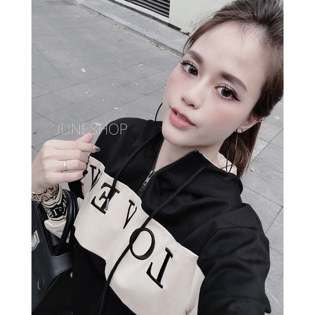 BÁN SỈ BỘ ĐEN PHỐI BE LOVEW BO CHUN CHỮ CHO NỮ BN27 | BigBuy360 - bigbuy360.vn