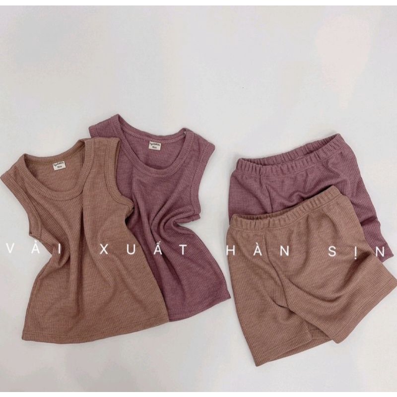 SÉT 2 BỘ BA LỖ HÀN QUỐC CHO BÉ TRAI BÉ GÁI