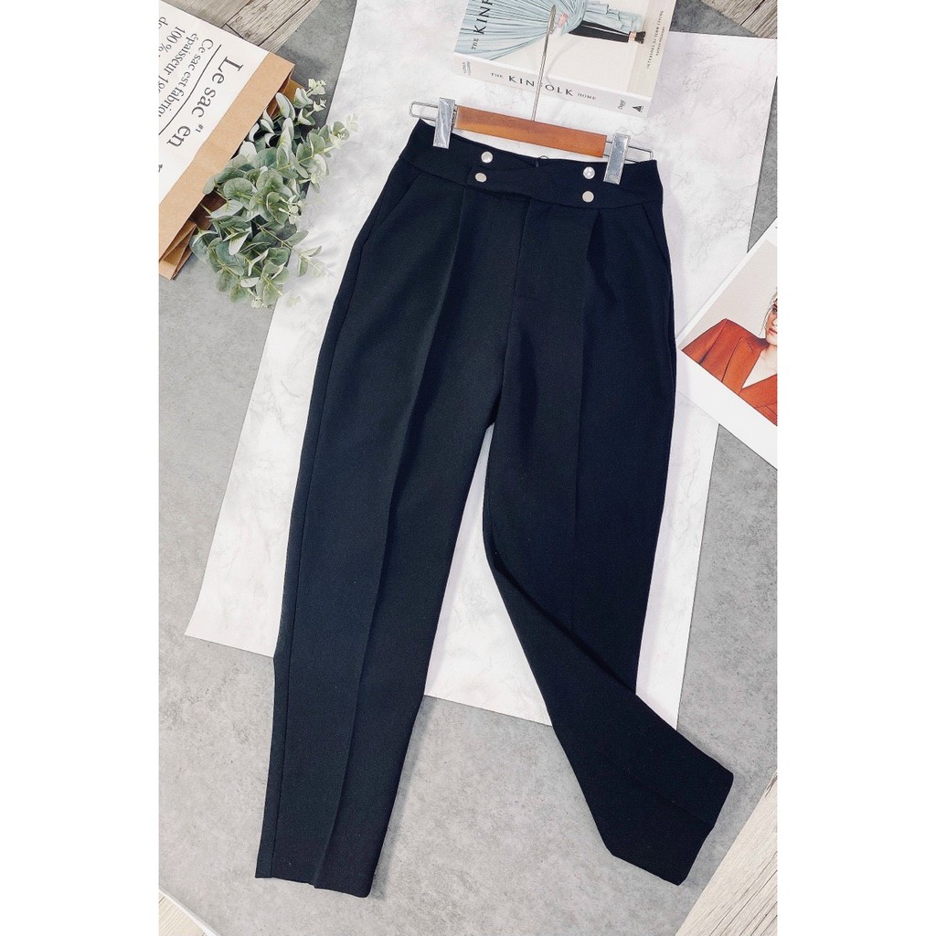 Quần Vải 𝐁𝐚𝐠𝐠𝐲 Nữ Cúc Chéo 𝐆𝐢𝐚𝐧𝐠𝐤𝐨𝐢𝐯𝐧𝐱𝐤