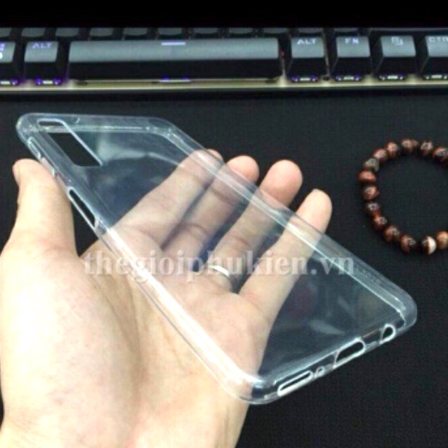 Ốp lưng silicon samsung A7 2018 dẻo cao cấp