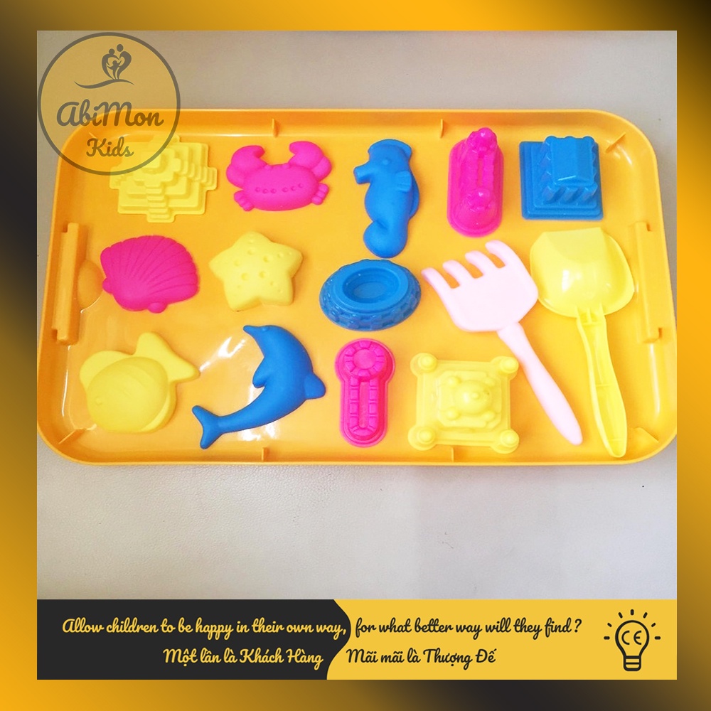 Đồ Chơi Cát Động Lực Cho Bé (có khuôn, ô tô, vali quai xách) ☘️ Montessori ✨ Đồ chơi Giáo Dục - An toàn - Thông minh