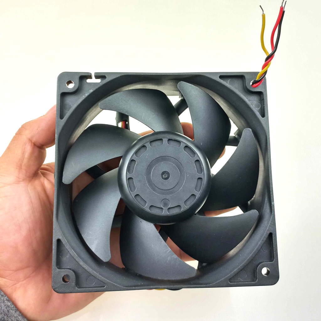 Quạt Chống Nước 24V 120x120x38 | Quạt Chống Ẩm 24V | Quạt Hơi Nước 24V | Quạt Phun Sương 24V | Quạt Tản Nhiệt 24V