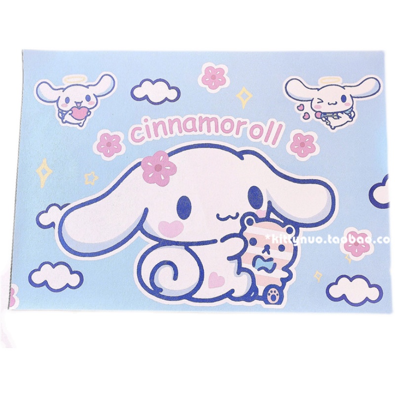 Thảm Lót Bàn Ăn Họa Tiết Hoạt Hình Cinnamoroll Dễ Thương Phong Cách Nhật Bản