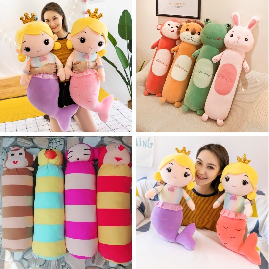 [FREESHIP-150K] GỐI ÔM HÌNH THÚ SWEET - NÀNG TIÊN CÁ 50cm