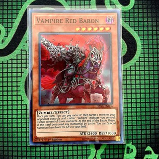[ Đỗ Lạc Shop ] Thẻ Bài Yugioh Monster Vampire Red Baron - DASA-EN006 - Super