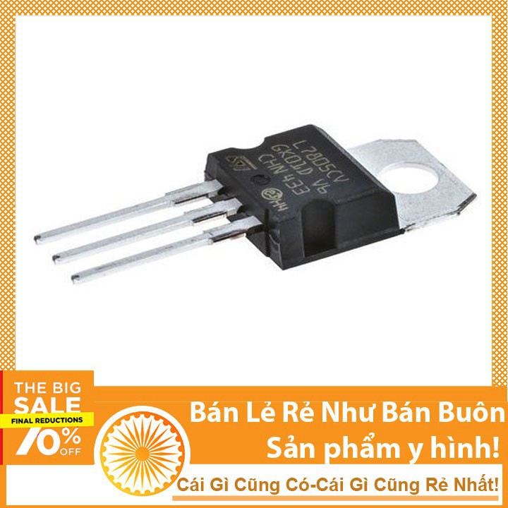 [ Xả Hàng ] IC Nguồn Lm7805 1.5A TO-220