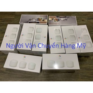 Bộ Google Nest Wifi Home Mesh Wifi Router (Đời 2nd mới nhất) Bộ 2 - 3 Thiết Bị