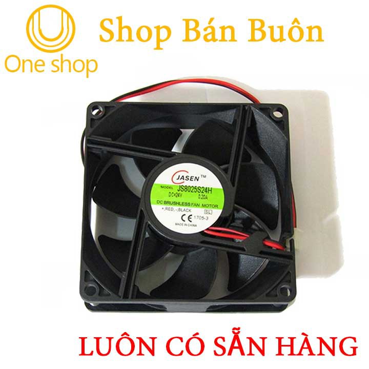 Quạt Tản Nhiệt 8x8x2.5Cm 24VDC - 0.2A