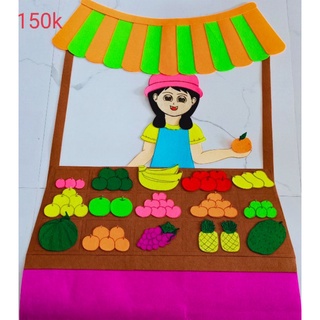 Siêu thị của bé, góc trang trí mầm non
