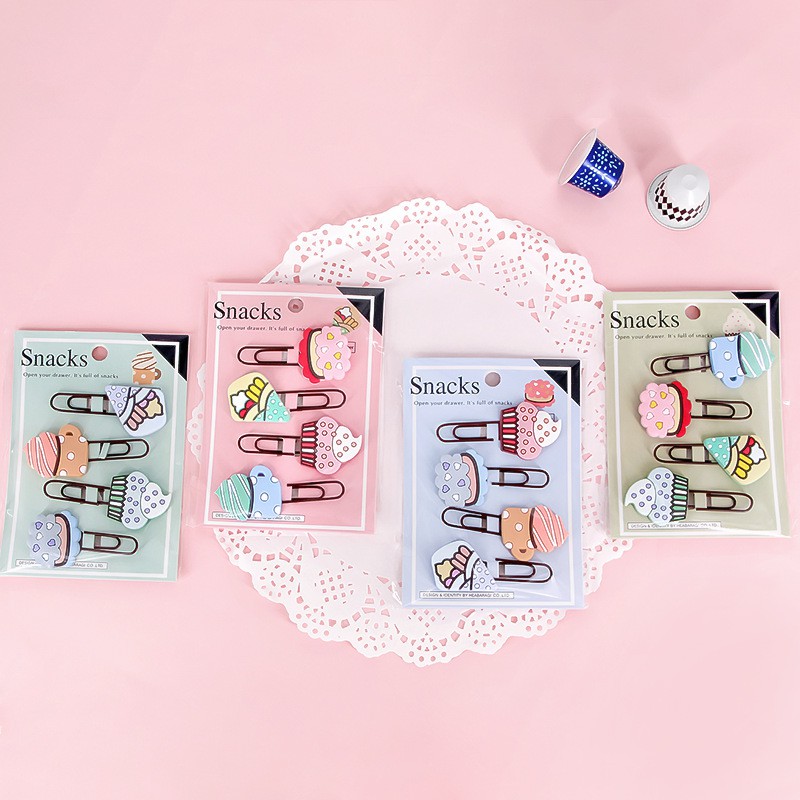 Sét 4 kẹp đa năng siêu xinh loại xịn ROSE196 (C37)