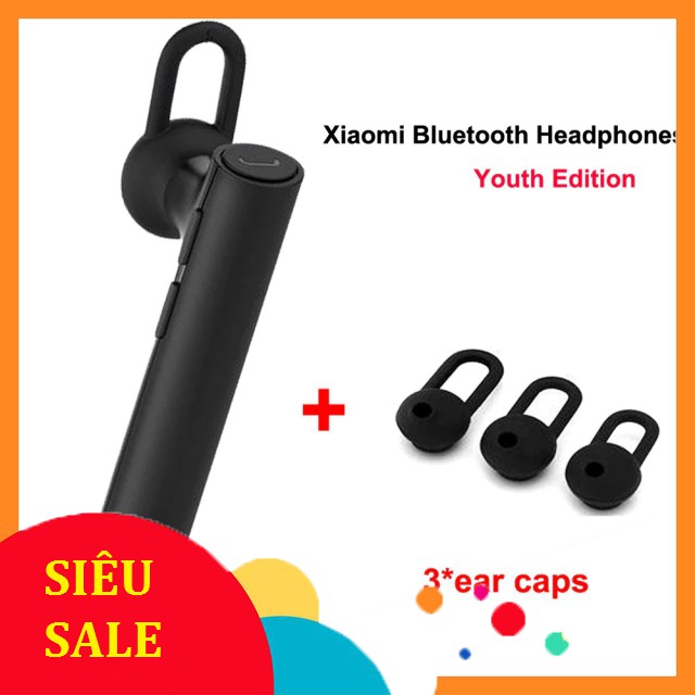 [SiêuRẻ] Tai nghe bluetooth xiaomi youth phiên bản mới nhất cho điện thoại ipad ipod máy tính bảng có mic siêu nhẹ thời 