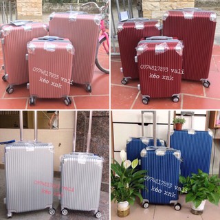 < Hàng Chính Hãng> <Rẻ vô địch> Vali nhựa sọc dọc Hùng Phát 841 size 28, siêu chống xước, va đập. có sẵn.