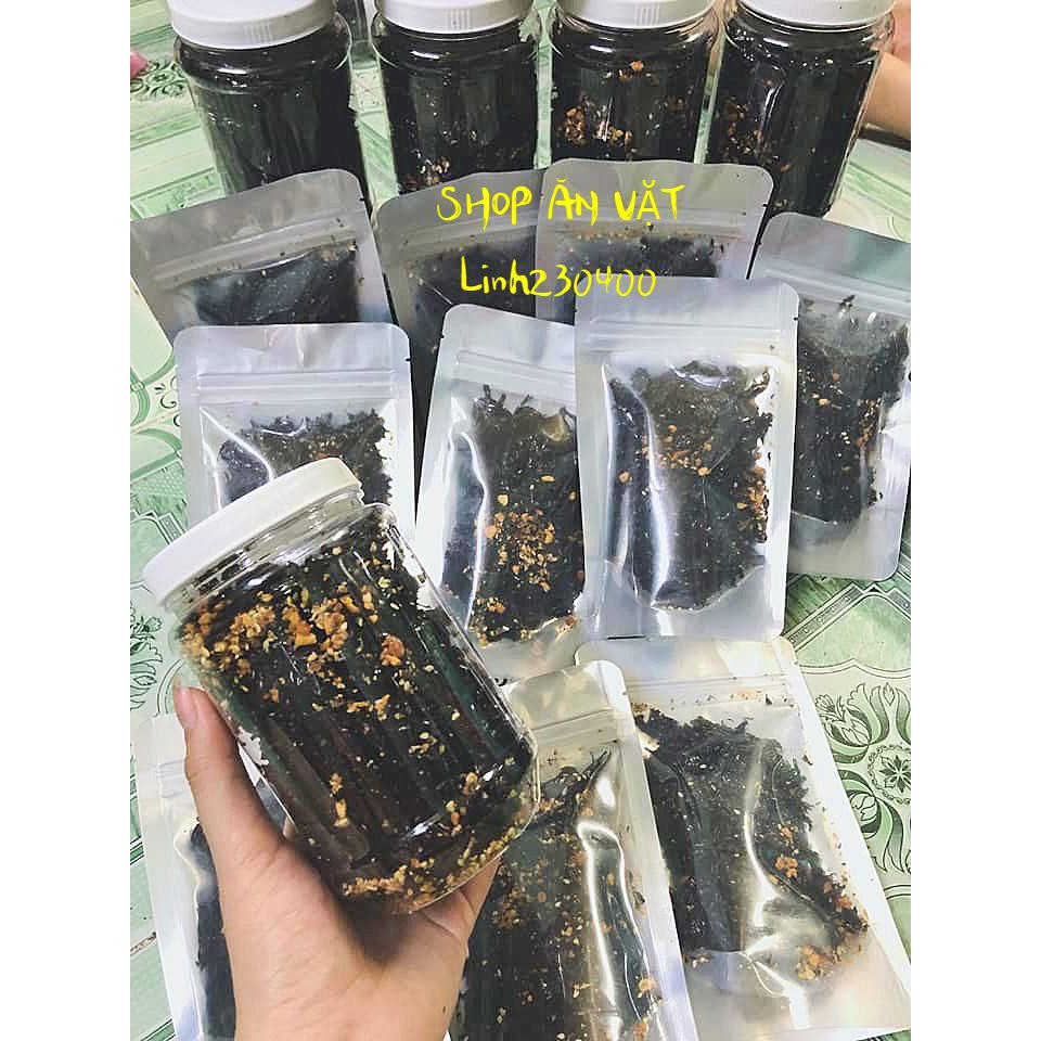 Rong biển cháy tỏi mè hũ 70g