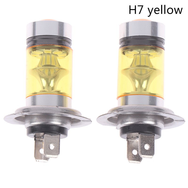 Set 2 bóng đèn phá sương mù 20 LED H4/ H7 9003 HB2 8000K Hi/ Lo chuyên dụng dành cho xe hơi
