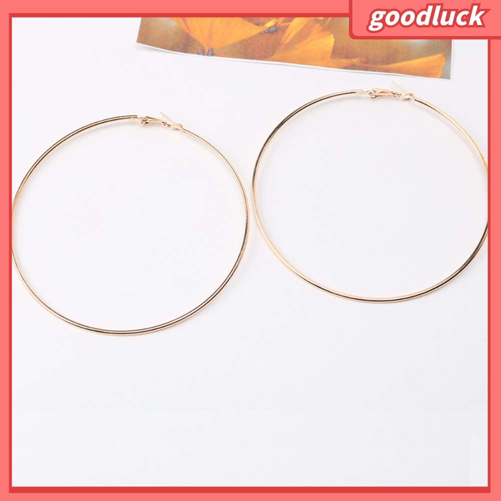 Hoa tai vòng tròn lớn sành điệu trẻ trung