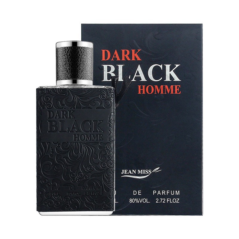 Nước Hoa Nam Cao Cấp DARK BLACK HOMME 80ML Hương Thơm Mạnh mẽ Cuốn Hút Nam Tính - Lưu hương từ 8 -12tiếng