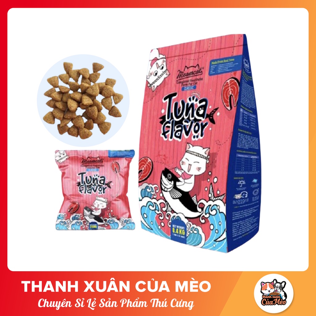 [Giá Hủy Diệt] Thức Ăn Meowcat cho Mèo - Vị Cá Ngừ 350g