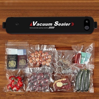 Máy Hút Chân Không Thực Phẩm Kèm Hàn Miệng Túi Vacuum Sealer ( tặng 10 túi hút )-Bảo hành 12 tháng