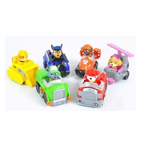 Bộ đồ chơi xe bánh đà hoạt hình chó cứu hộ paw patrol