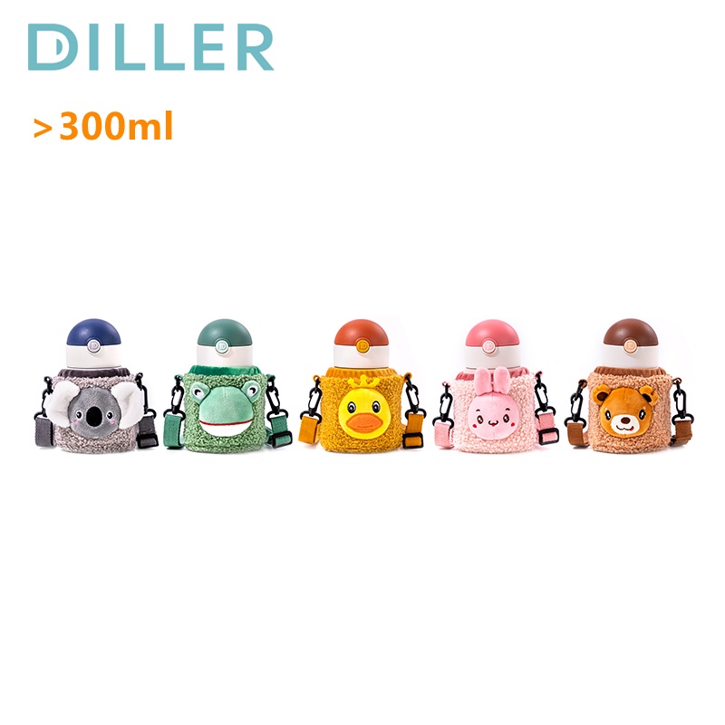 Bình Nước Giữ Nhiệt Diller Mlh9004 Bằng Thép Không Gỉ 300ml Chất Lượng Cao