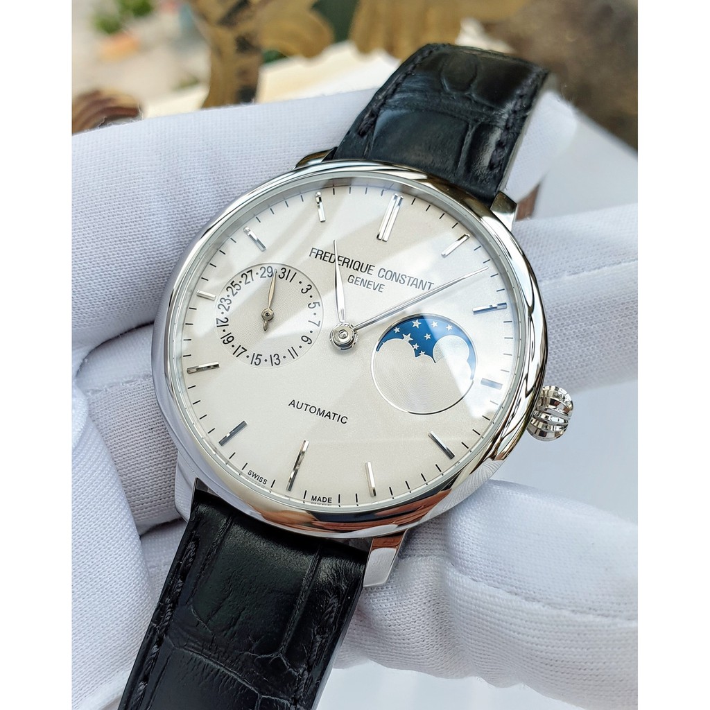 Đồng hồ nam chính hãng Frederique Constant FC-702S3S6 - máy cơ tự động - Kính Sapphire nguyên khối 2 mặt