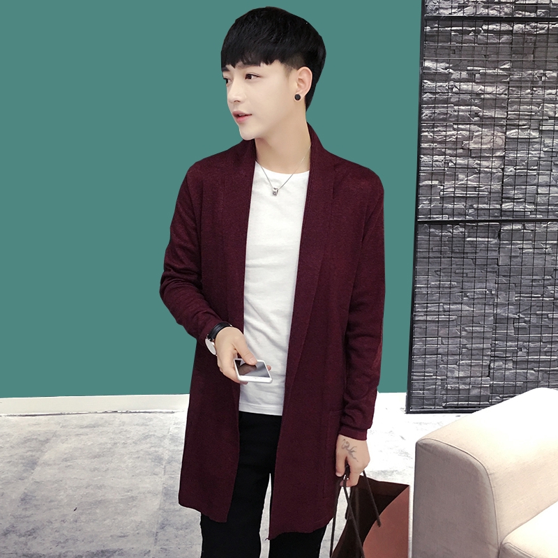 Áo Khoác Cardigan Dệt Kim Dáng Dài Thanh Lịch Dành Cho Nam | BigBuy360 - bigbuy360.vn