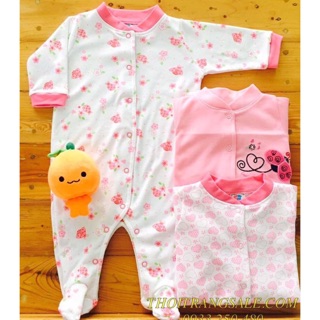 Body cho bé 0-10m - hàng Thái Lan- set 3 bộ