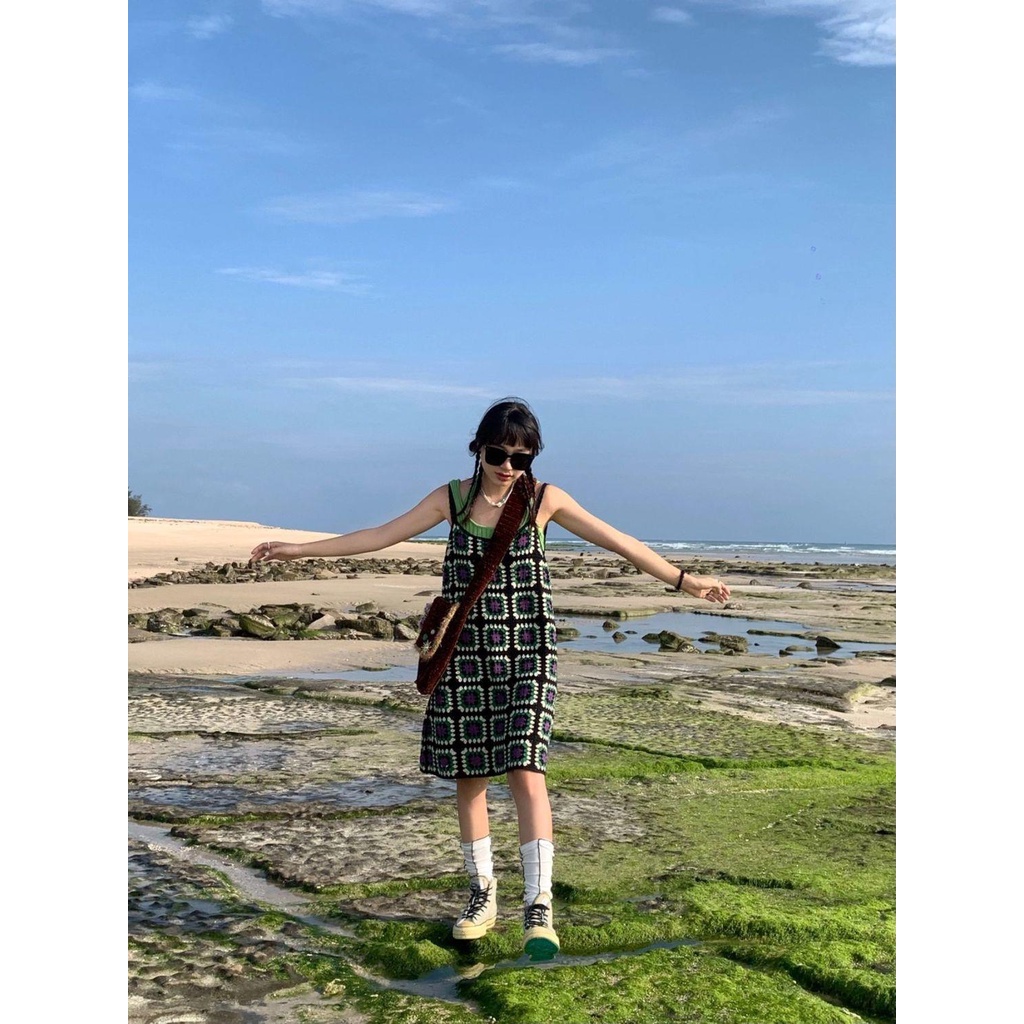 Áo Len Nữ Không Tay Phong Cách Hong Kong Cổ Điển