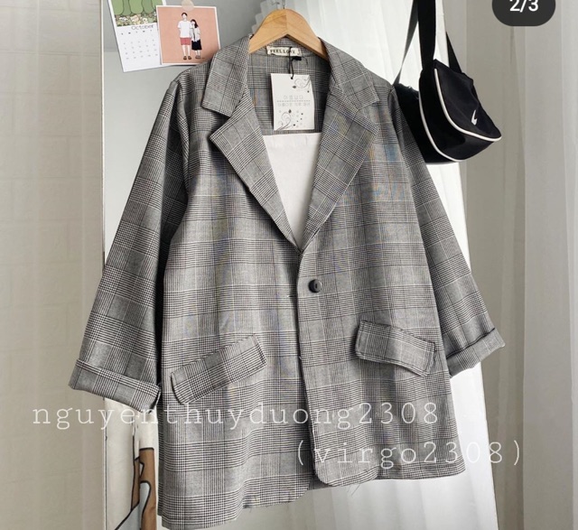 [Ảnh thật/Video]Áo Blazer 4 cúc loại 1 lớp/Áo vest nắp túi 1 lớp | BigBuy360 - bigbuy360.vn