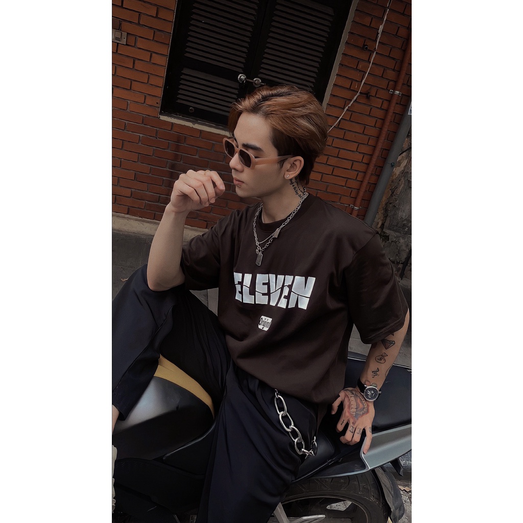 Áo thun Unisex Eleven Original - Brown