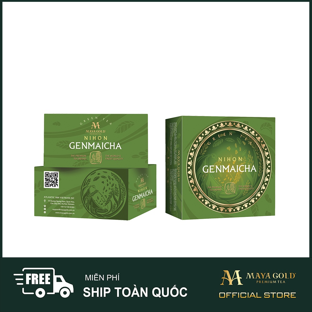 Trà Gạo lức Nhật Bản - Nihon Genmaicha - Maya Gold Premium Tea (150 gram) | WebRaoVat - webraovat.net.vn