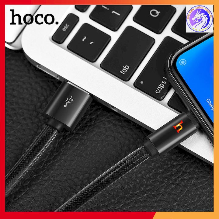 Cáp Sạc Nhanh Type C Có Báo Đèn chính hãng hoco UPL12