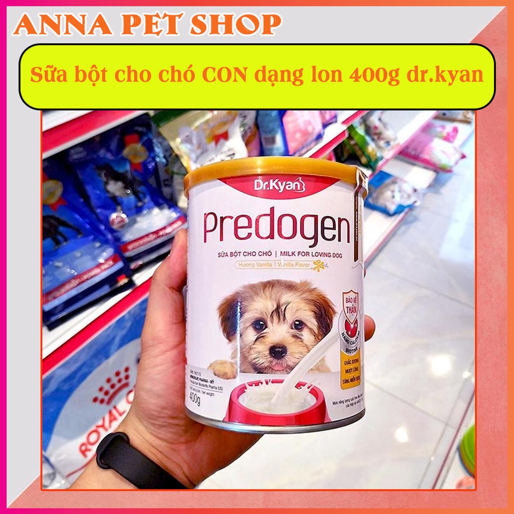 Sữa bột cho Chó Con và Mèo Con  Dr.kyan dạng lon 400g