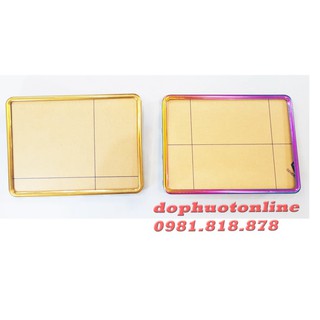 KHUNG VIỀN BIỂN SỐ 7 MÀU - VÀNG CHO MỌI LOẠI XE MÁY <TOPGEAR>