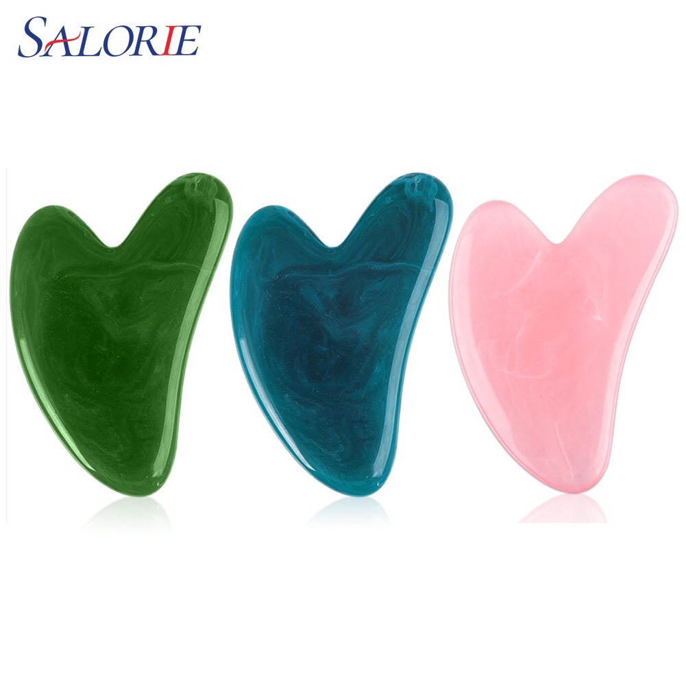 Mát Xa Gua sha massage mặt và cơ thể - guasha giả đá dùng siêu thích