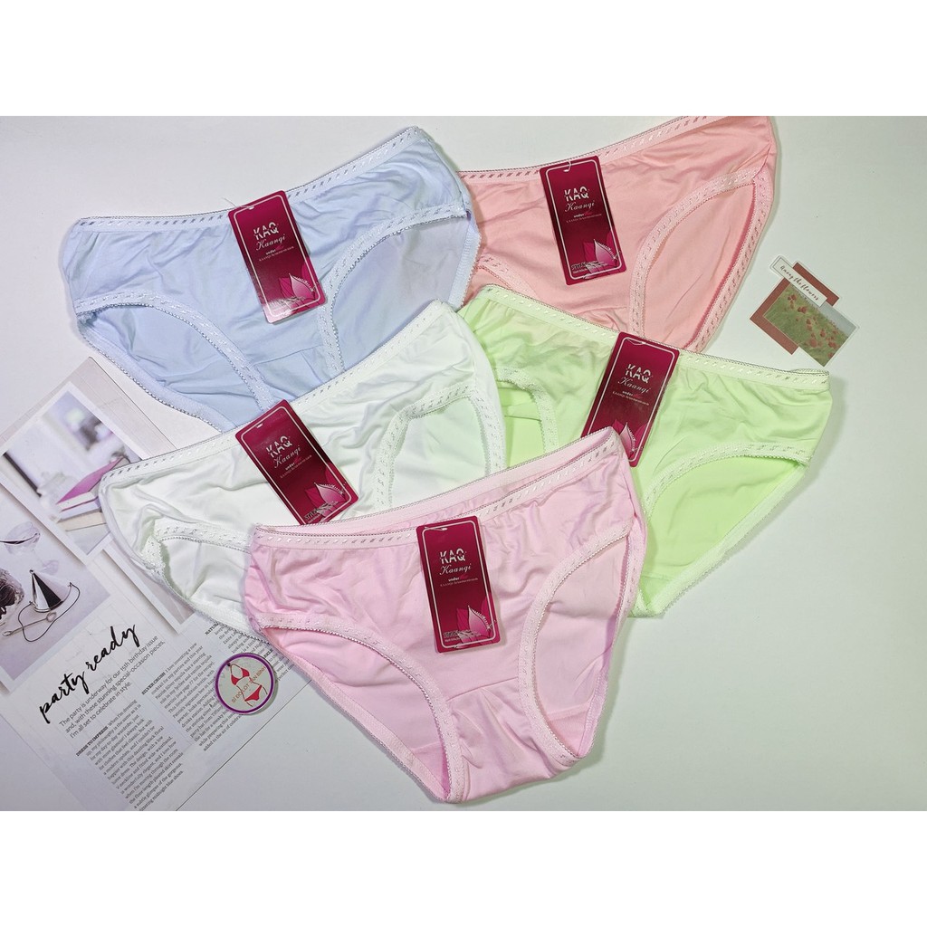 Quần lót cotton 68019 lưng vừa thoáng mát size&lt;53kg